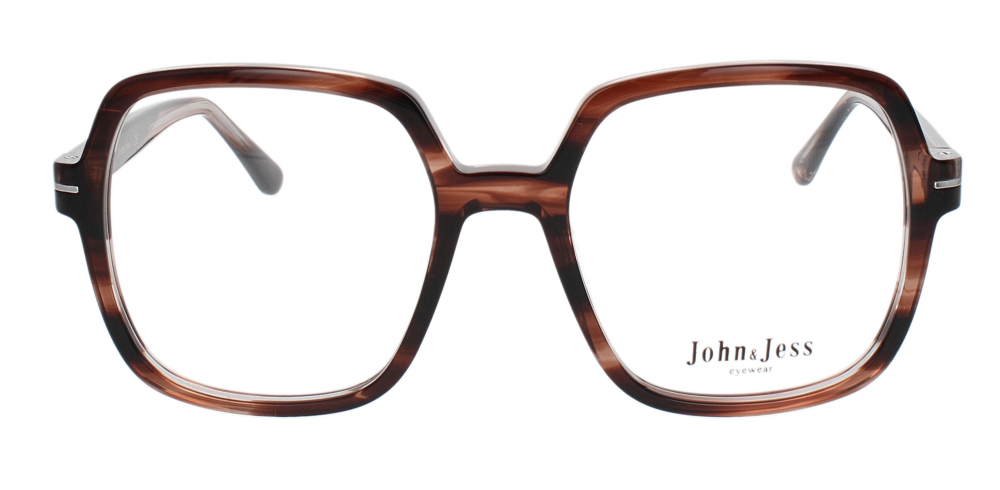 Lunette de vue John & Jess J627 - Marron Marbré