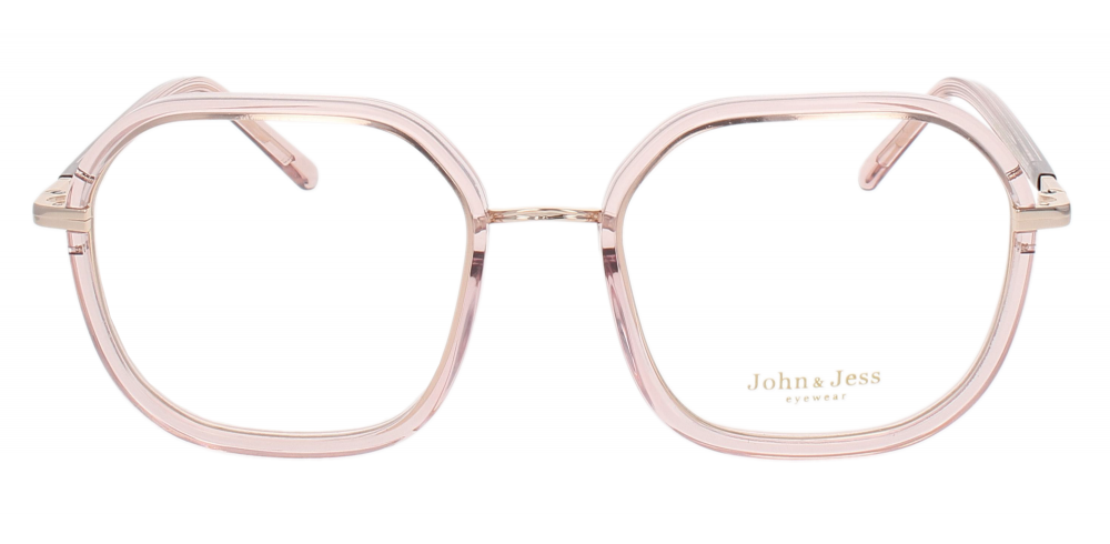 Lunette de vue John & Jess JA36P - Rose clair transparent