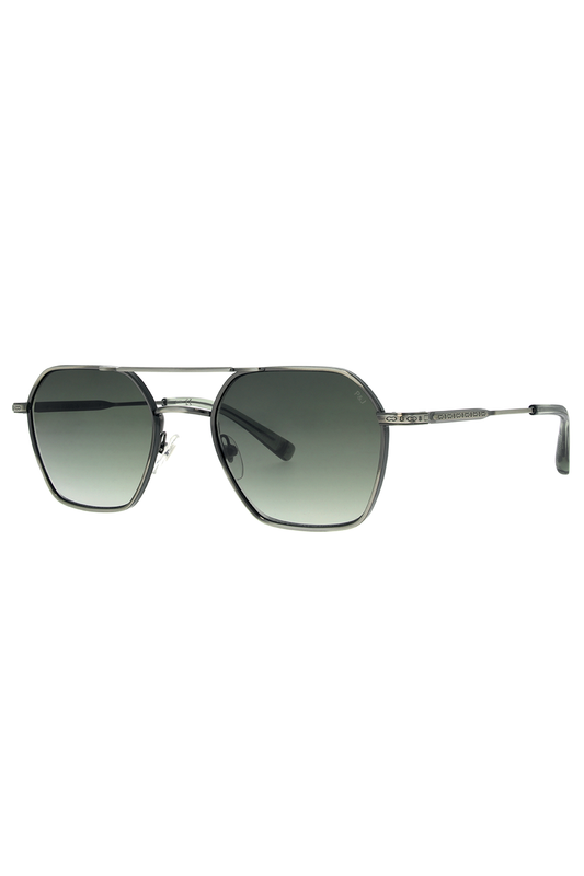 Lunettes de soleil rectangulaires en métal