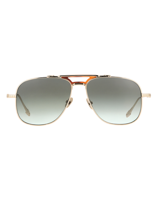 Lunettes de soleil pilote dorées
