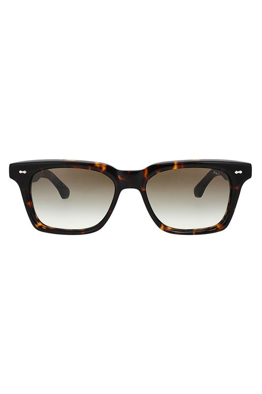 Lunettes de soleil en écaille havane mouchetée