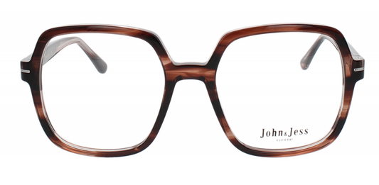 Lunette de vue John & Jess J627 - Marron Marbré