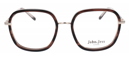 Lunette de vue John & Jess JA35PL - Marron Marbré