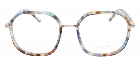 Lunette de vue John & Jess JA36P - Écaille / Turquoise
