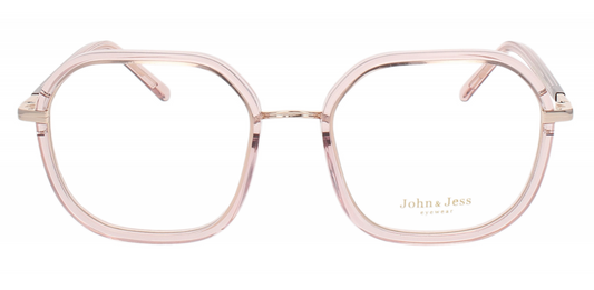 Lunette de vue John & Jess JA36P - Rose clair transparent
