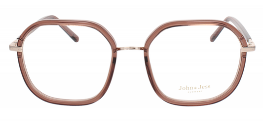 Lunette de vue John & Jess JA36P - Marron Translucide